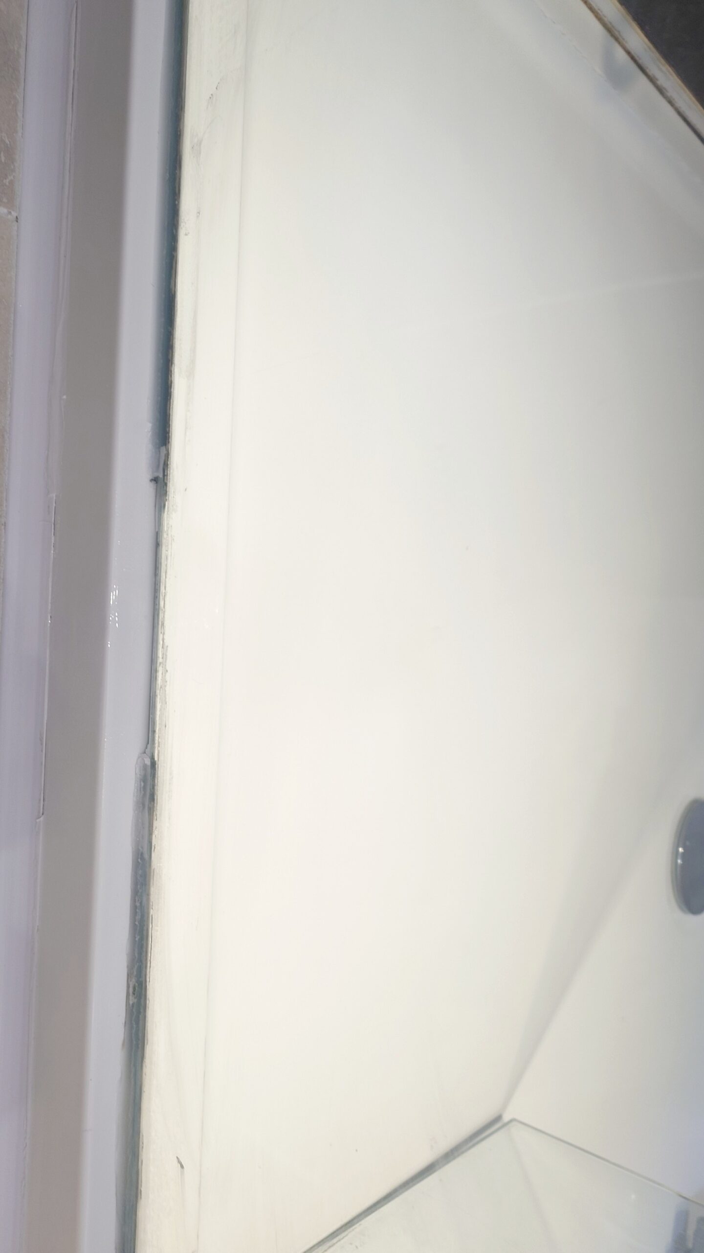 Plastic shower tray crack repaired in Bristol apartment